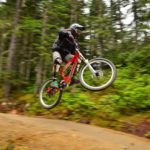 Simmone Lyons on B-Line in the Whistler Bike Park