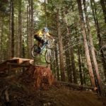 Dom Wrapson riding Fade to Black in Whistler