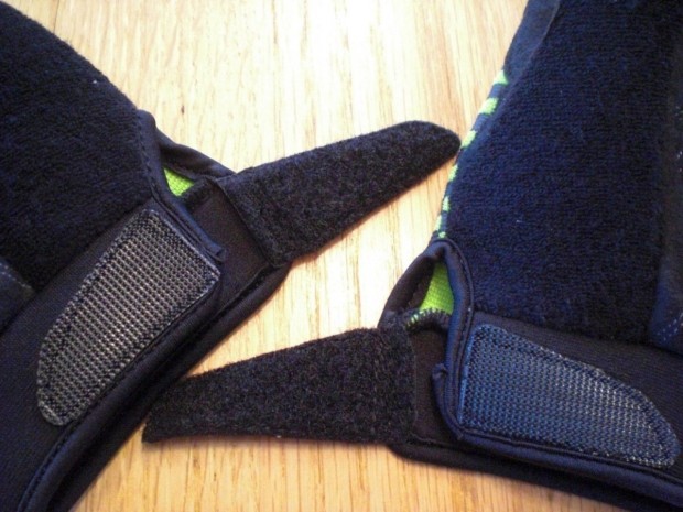 POW Slick Gloves - Comparison after trimming one glove