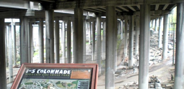 I-5 Colonnade Bike Skills Park Map