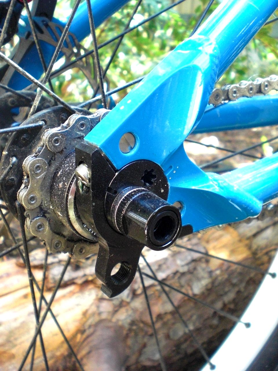 Speed dropouts tensioner single chain horizontal Surly Singleator