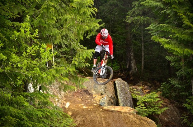 Schleyer Drop in Whistler Bike Park