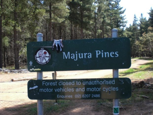 Majura Pines MTB Trail Head