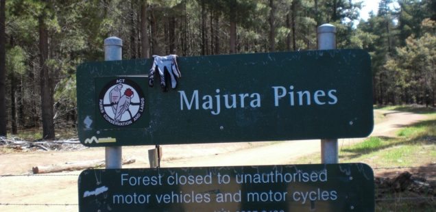 Majura Pines MTB Trail Head