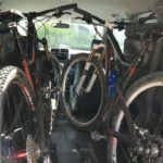 Mountain Bikes Inside a Honda Element
